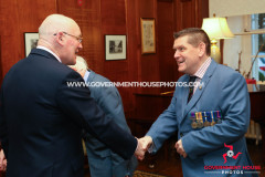 25/03/2026: Royal Air Force Association Isle of Man Reception at Government House, Douglas, Isle of Man. PICTURE BY DAVE KNEEN PHOTOGRAPHY.