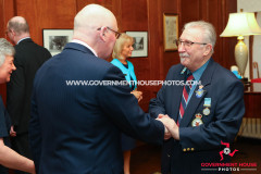 25/03/2026: Royal Air Force Association Isle of Man Reception at Government House, Douglas, Isle of Man. PICTURE BY DAVE KNEEN PHOTOGRAPHY.