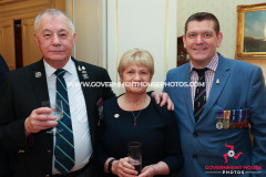 25/03/2026: Royal Air Force Association Isle of Man Reception at Government House, Douglas, Isle of Man. PICTURE BY DAVE KNEEN PHOTOGRAPHY.