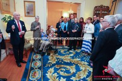 25/03/2026: Royal Air Force Association Isle of Man Reception at Government House, Douglas, Isle of Man. PICTURE BY DAVE KNEEN PHOTOGRAPHY.