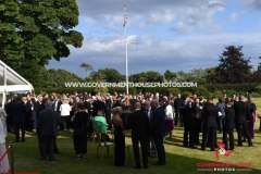 Beating Retreat at Government House, Isle of Man, on Tynwald Day 2025 -