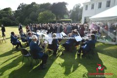 Beating Retreat at Government House, Isle of Man, on Tynwald Day 2025 -