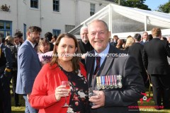 Beating Retreat at Government House, Isle of Man, on Tynwald Day 2025 -