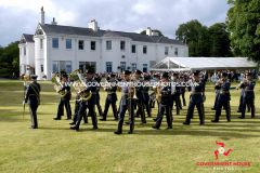 Beating Retreat at Government House, Isle of Man, on Tynwald Day 2025 -