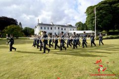 Beating Retreat at Government House, Isle of Man, on Tynwald Day 2025 -