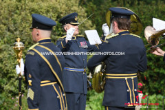 Beating Retreat at Government House, Isle of Man, on Tynwald Day 2025 -