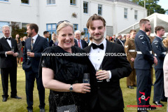 Beating Retreat at Government House, Isle of Man, on Tynwald Day 2025 -