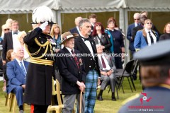 Beating Retreat at Government House, Isle of Man, on Tynwald Day 2025 -