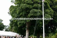 Beating Retreat at Government House, Isle of Man, on Tynwald Day 2025 -