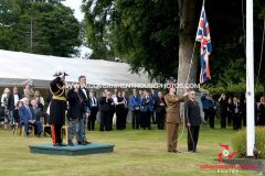 Beating Retreat at Government House, Isle of Man, on Tynwald Day 2025 -