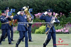 Beating Retreat at Government House, Isle of Man, on Tynwald Day 2025 -
