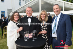 Beating Retreat at Government House, Isle of Man, on Tynwald Day 2025 -