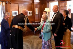 Beating Retreat at Government House, Isle of Man, on Tynwald Day 2025 -