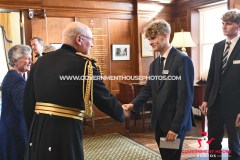 Beating Retreat at Government House, Isle of Man, on Tynwald Day 2025 -