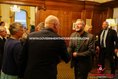 BEM Investiture of Mr Gerry Callister. Photo by Callum Staley (Government House Photos)