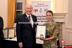 The annual Cadets’ Investiture and Awards at Government House, Isle of Man -