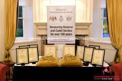 The annual Cadets’ Investiture and Awards at Government House, Isle of Man -
