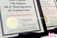 The annual Cadets’ Investiture and Awards at Government House, Isle of Man -