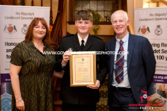 The annual Cadets’ Investiture and Awards at Government House, Isle of Man -