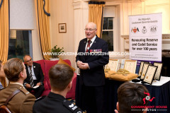 The annual Cadets’ Investiture and Awards at Government House, Isle of Man -