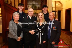 14/10/2025: Isle of Man Fire and Rescue Medal Presentation, Government House. PICTURE BY DAVE KNEEN PHOTOGRAPHY.