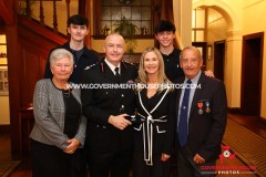 14/10/2025: Isle of Man Fire and Rescue Medal Presentation, Government House. PICTURE BY DAVE KNEEN PHOTOGRAPHY.