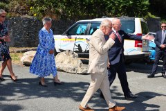 14/07/2026: King Charles III, Lord of Mann, visits the ‘Heroes on the Water Isle of Man’ Charity, based at Port Soderick, Isle of Man. PICTURE BY DAVE KNEEN PHOTOGRAPHY.