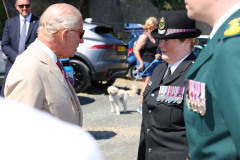 14/07/2026: King Charles III, Lord of Mann, visits the ‘Heroes on the Water Isle of Man’ Charity, based at Port Soderick, Isle of Man. PICTURE BY DAVE KNEEN PHOTOGRAPHY.