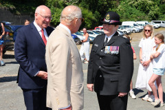 14/07/2026: King Charles III, Lord of Mann, visits the ‘Heroes on the Water Isle of Man’ Charity, based at Port Soderick, Isle of Man. PICTURE BY DAVE KNEEN PHOTOGRAPHY.