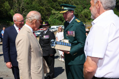 14/07/2026: King Charles III, Lord of Mann, visits the ‘Heroes on the Water Isle of Man’ Charity, based at Port Soderick, Isle of Man. PICTURE BY DAVE KNEEN PHOTOGRAPHY.
