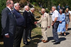 14/07/2026: King Charles III, Lord of Mann, visits the ‘Heroes on the Water Isle of Man’ Charity, based at Port Soderick, Isle of Man. PICTURE BY DAVE KNEEN PHOTOGRAPHY.