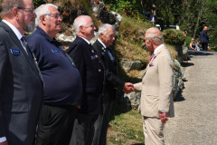 14/07/2026: King Charles III, Lord of Mann, visits the ‘Heroes on the Water Isle of Man’ Charity, based at Port Soderick, Isle of Man. PICTURE BY DAVE KNEEN PHOTOGRAPHY.