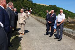 14/07/2026: King Charles III, Lord of Mann, visits the ‘Heroes on the Water Isle of Man’ Charity, based at Port Soderick, Isle of Man. PICTURE BY DAVE KNEEN PHOTOGRAPHY.