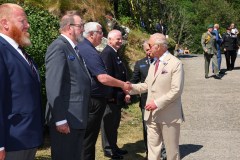 14/07/2026: King Charles III, Lord of Mann, visits the ‘Heroes on the Water Isle of Man’ Charity, based at Port Soderick, Isle of Man. PICTURE BY DAVE KNEEN PHOTOGRAPHY.