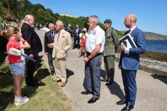 14/07/2026: King Charles III, Lord of Mann, visits the ‘Heroes on the Water Isle of Man’ Charity, based at Port Soderick, Isle of Man. PICTURE BY DAVE KNEEN PHOTOGRAPHY.