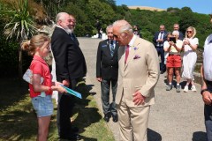 14/07/2026: King Charles III, Lord of Mann, visits the ‘Heroes on the Water Isle of Man’ Charity, based at Port Soderick, Isle of Man. PICTURE BY DAVE KNEEN PHOTOGRAPHY.