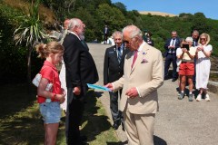 14/07/2026: King Charles III, Lord of Mann, visits the ‘Heroes on the Water Isle of Man’ Charity, based at Port Soderick, Isle of Man. PICTURE BY DAVE KNEEN PHOTOGRAPHY.