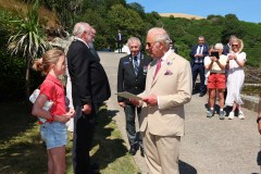 14/07/2026: King Charles III, Lord of Mann, visits the ‘Heroes on the Water Isle of Man’ Charity, based at Port Soderick, Isle of Man. PICTURE BY DAVE KNEEN PHOTOGRAPHY.