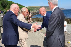 14/07/2026: King Charles III, Lord of Mann, visits the ‘Heroes on the Water Isle of Man’ Charity, based at Port Soderick, Isle of Man. PICTURE BY DAVE KNEEN PHOTOGRAPHY.