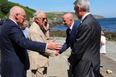 14/07/2026: King Charles III, Lord of Mann, visits the ‘Heroes on the Water Isle of Man’ Charity, based at Port Soderick, Isle of Man. PICTURE BY DAVE KNEEN PHOTOGRAPHY.
