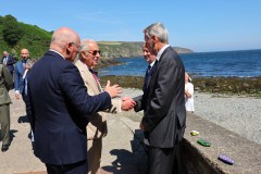14/07/2026: King Charles III, Lord of Mann, visits the ‘Heroes on the Water Isle of Man’ Charity, based at Port Soderick, Isle of Man. PICTURE BY DAVE KNEEN PHOTOGRAPHY.