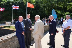 14/07/2026: King Charles III, Lord of Mann, visits the ‘Heroes on the Water Isle of Man’ Charity, based at Port Soderick, Isle of Man. PICTURE BY DAVE KNEEN PHOTOGRAPHY.