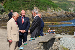 14/07/2026: King Charles III, Lord of Mann, visits the ‘Heroes on the Water Isle of Man’ Charity, based at Port Soderick, Isle of Man. PICTURE BY DAVE KNEEN PHOTOGRAPHY.
