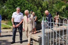 14/07/2026: King Charles III, Lord of Mann, visits the ‘Heroes on the Water Isle of Man’ Charity, based at Port Soderick, Isle of Man. PICTURE BY DAVE KNEEN PHOTOGRAPHY.