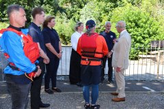 14/07/2026: King Charles III, Lord of Mann, visits the ‘Heroes on the Water Isle of Man’ Charity, based at Port Soderick, Isle of Man. PICTURE BY DAVE KNEEN PHOTOGRAPHY.