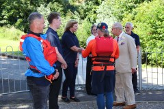 14/07/2026: King Charles III, Lord of Mann, visits the ‘Heroes on the Water Isle of Man’ Charity, based at Port Soderick, Isle of Man. PICTURE BY DAVE KNEEN PHOTOGRAPHY.