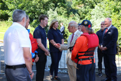 14/07/2026: King Charles III, Lord of Mann, visits the ‘Heroes on the Water Isle of Man’ Charity, based at Port Soderick, Isle of Man. PICTURE BY DAVE KNEEN PHOTOGRAPHY.