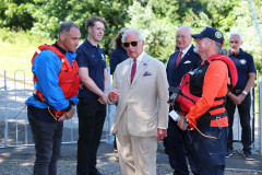 14/07/2026: King Charles III, Lord of Mann, visits the ‘Heroes on the Water Isle of Man’ Charity, based at Port Soderick, Isle of Man. PICTURE BY DAVE KNEEN PHOTOGRAPHY.