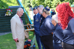 14/07/2026: King Charles III, Lord of Mann, visits the ‘Heroes on the Water Isle of Man’ Charity, based at Port Soderick, Isle of Man. PICTURE BY DAVE KNEEN PHOTOGRAPHY.