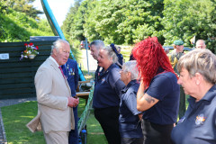 14/07/2026: King Charles III, Lord of Mann, visits the ‘Heroes on the Water Isle of Man’ Charity, based at Port Soderick, Isle of Man. PICTURE BY DAVE KNEEN PHOTOGRAPHY.